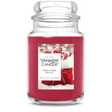Yankee Candle Weihnachtszauber, Dufkerze, 22oz großes Glas, bis zu 150 Stunden Brenndauer, Geschenkidee, Feiertage