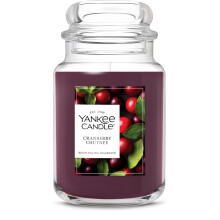 Yankee Candle Chutney de Arándano, Vela Aromática de Otoño, Tarro Grande de 22oz