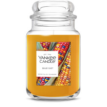 Yankee Candle Harvest, Duftkerze für Thanksgiving, 22oz große Glas mit bis zu 150 Stunden Brenndauer