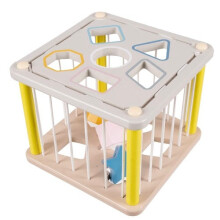 Clasificador - cubo sensorial de madera 22885