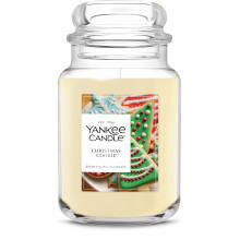 Yankee Candle Vela Aromática Galleta de Navidad, Tarro Grande de 22oz, Hasta 150 Horas de Duración