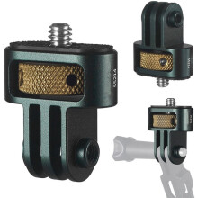 For Tripod Monopod Mount Adapter with 1/4" Hot Shoe Screw for Hero 11 10 9 8 7 6 5 4 for Action Camera A