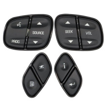 4Pcs 21997738 Steering Wheel Control Buttons for Chevy Silverado 1500 Sierra