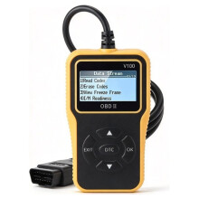 V100 OBD2 Car Diagnostic Scanner, Vehicle Health Check Tool, Engine and Emissions Tester, Automotive Fault Analyzer, 1PC