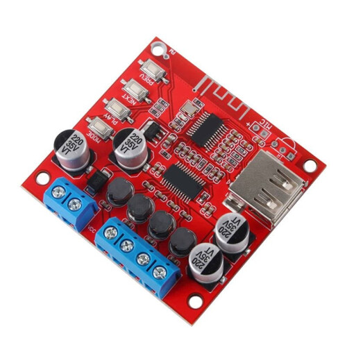 5.0 Power Amplifier Board (Dual 15W,12-24V) High-Fidelity Module for Desktop or Wireless Speaker DIY Projects
