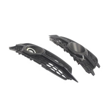 Front Bumper Fog Light Grille Bezel Angel Eye Fog Light Frame 4G0807681D 4G0807682D for A6 C7 S 2012-2014