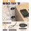 15 Set Cable Management Clips, Adjustable Cord Holder Organizer Self Adhesive Cable Clips with Elastic Loop & Zip Ties 7