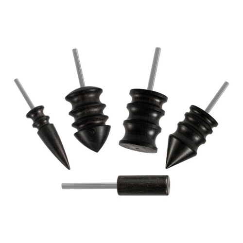 5pcs Leather Burnisher Bits for Rotary Tool - Perfect for Polishing Leather Edges