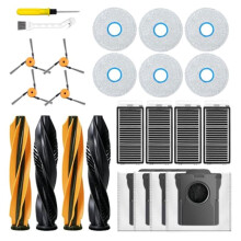 20Pcs Replacement Parts Kit Compatible with for L60 Pro Ultra Pet-Friendly Robot Vac Accessories Kit