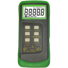 K-Type Thermometer for Contact Industrial Temperature Measuring Instrument Wide Range -50C to 1370C Dual Channel Test
