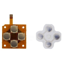 For New 3DS XL LL Button Left Key Keyboard Flex Cable & Metal Dome Snap PCB Board New 3DS XL