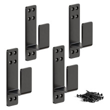 Heavy Duty Door Bar Safety Pole Bracket, Door Obstacle Bracket, Pull-Down Pole Bracket for Home