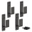 Heavy Duty Door Bar Safety Pole Bracket, Door Obstacle Bracket, Pull-Down Pole Bracket for Home 1