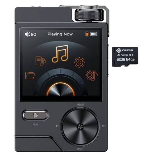 Hi-Fi Music Player MP3 MIPS+DSP Architecture DSD256 Decoding Output Audiophile Portable Music Player