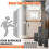 Heavy Duty Door Bar Safety Pole Bracket, Door Obstacle Bracket, Pull-Down Pole Bracket for Home 2