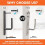 Heavy Duty Door Bar Safety Pole Bracket, Door Obstacle Bracket, Pull-Down Pole Bracket for Home 4