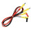 Universal Multimeter Test Leads with Anti-Slip PVC Handle for Voltage Current Testing Copper Gold Plated Probes 2