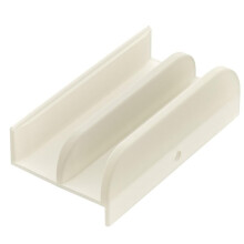 M6219 Sliding Shower Door Bottom Guide for Top Hung Tub Enclosure Systems, Glass Door Guide Rail