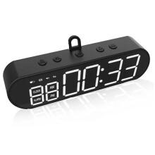 Portable Multifunctional Gym Timer USB Fitness Sports Interval Workout Timer Alarms Clock for Home Gym Garage Scoreboard