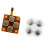 For New 3DS  Button Left Key Keyboard Flex Cable & Metal Dome Snap PCB Board New 3DS 3
