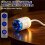 2-in-1  Projector Night Light with Adjustable Brightness and 6 Replaceable Slides 7