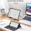 Universal   Keyboard,Foldable Keyboard with Orange Navigation Keys&Any-Angle Stand for Android/IOS/Windows 2