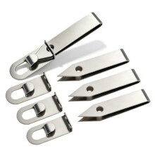 4 PCS Key Chain Tweezers, with Keychain Clips for Tick Removal, Thorns and Jewelry Making, and Electronics Repair