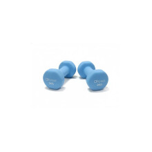 Neopreen dumbbells - O'FITNESS - 2 kg (set van 2x2 kg) - Set van 2 - Blauw - Fitness