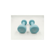 Neopreen dumbbells - O'FITNESS - Set van 2x1 kg - 1 kg - Set van 2 - Blauw