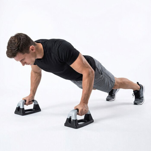 Roda de Push Up - O'FITNESS - XXL - Aço - Preto - Fortalecimento do corpo 1