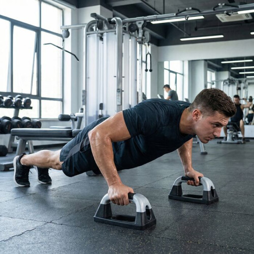 Roda de Push Up - O'FITNESS - XXL - Aço - Preto - Fortalecimento do corpo 2
