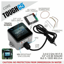 ToughC5 IoT Development Kit ESP32-C5 Outdoor Waterproof IoT Controller Supports 2.4 & 5 GHz Dual-Band Wi-Fi 6, BLE 5
