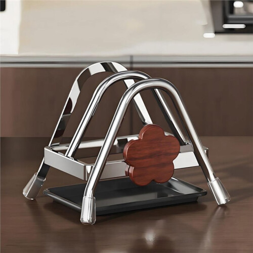 Stainless Steel Cutting Board Holder Rack Organizer Stand for Kitchen and Offices Use 2