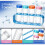 3 Set Test Tubes with Stand Science Kit 50 Ml Reusable Plastic Lab Tubes, with 4 Rack Holder for Science Experiments 4
