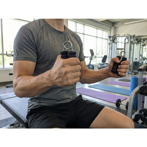 Musclets de force (mousse) - O'FITNESS - Lot de 2 - Medium - Multicolore - Renforce préhension 2