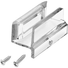 Sliding Shower Door Bottom Guide for Sliding Shower Door (Top Hung) Shower Door Guide, 3/8 in Channels(1 Pack)