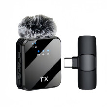Type-C Wireless Lavalier Microphone for Camera Microphone Video Recording Reduction Microphone