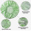 Shower Cap, 4-pack Shower Caps For Women, Double Waterproof Layers 2