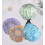 Shower Cap, 4-pack Shower Caps For Women, Double Waterproof Layers 5
