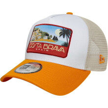 New Era Mens 9FORTY Trucker Cap - Med Orange