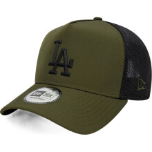New Era Mens 9FORTY MLB Los Angeles Dodgers Trucker Cap - Green Med