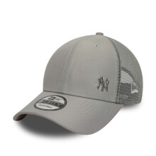 New Era Mens New York Yankees 9FORTY Flawless Trucker Cap - Grey - OSFM