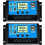 2 Pack 30A PWM Solar Charge Controller, 12V/24V Auto-Regulating, Solar Panel Battery Charger, Dual USB ,LCD Display 1
