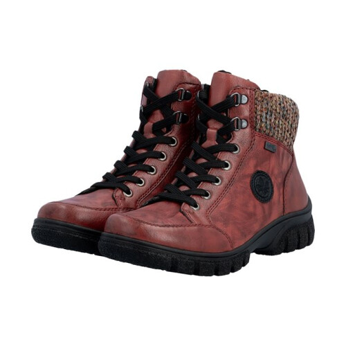 Rieker Bottine Cuir Rieker RGD - Rouge/Bordeaux 2