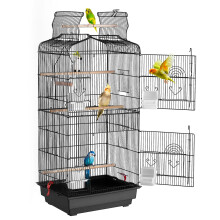 VEVOR 41-inch Open Top Grote Papegaai Vogelkooi, Hangende Kooi voor Parkieten, Vinken, Kanaries