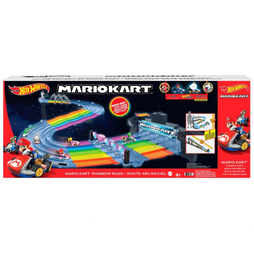 Hot Wheels Hot Wheels Mario Kart Rainbow Road Raceway Set 2