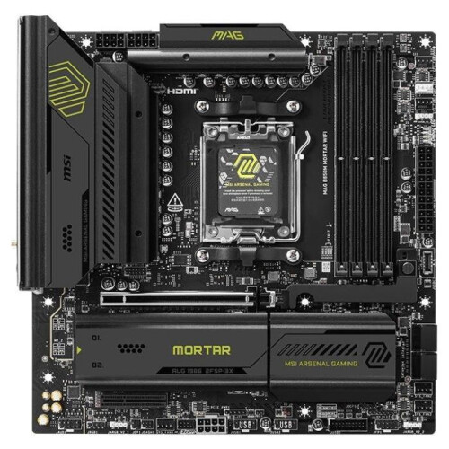 MSI Placa-mãe - MSI - MAG B850M MORTAR WIFI - B850 - Wi‑Fi 7 - PCIe 5.0