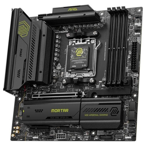 MSI Placa-mãe - MSI - MAG B850M MORTAR WIFI - B850 - Wi‑Fi 7 - PCIe 5.0 1