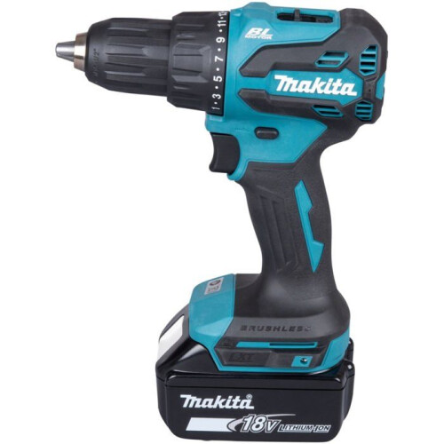Makita Perceuse-visseuse à percussion - MAKITA - DHP490SF1J - 3 Ah - 51+ Nm - Mandrin 13 mm 1