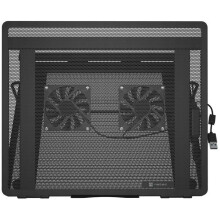 Soporte de refrigeración para portátil - Natec - Tern 2 Plus - Negro - 2 piezas